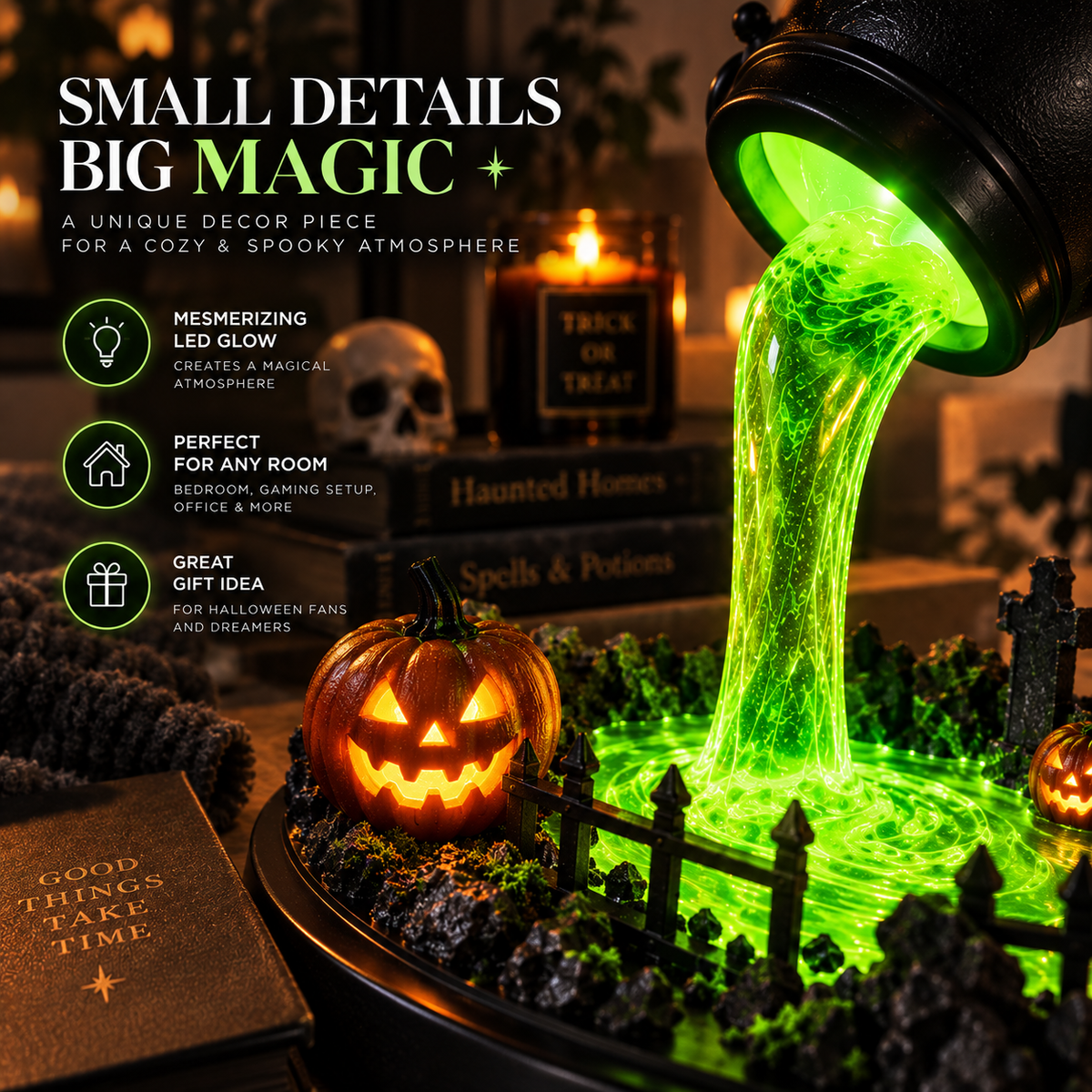 Witch Cauldron Lamp By Alfero